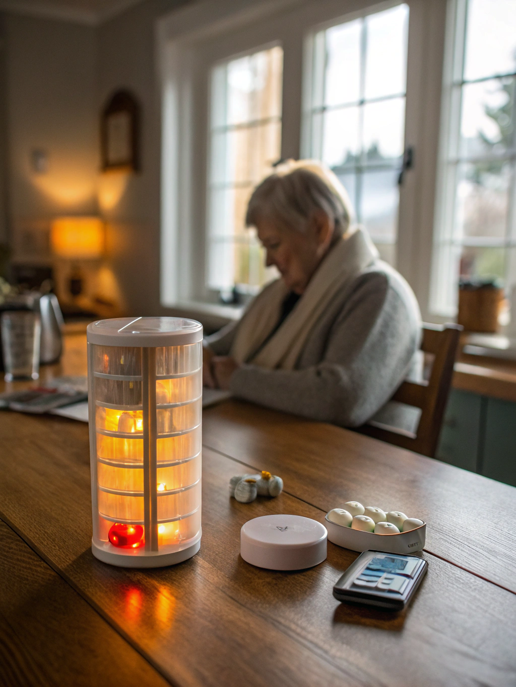 MedaCube device in a clean home environment